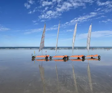Char à voile, île d'Oléron