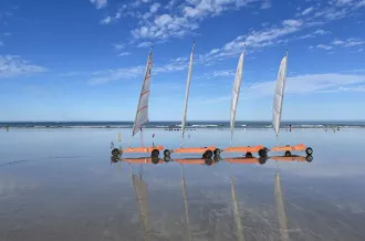 Char à voile, île d'Oléron