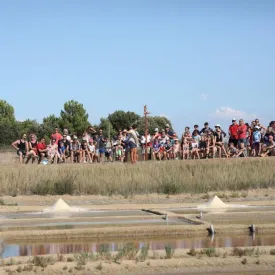 Port des Salines, Oléron, Visite du marais salant