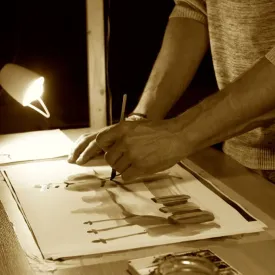 Atelier de pratique artistique autour de la BD avec Thibaut Lambert au Port des Salines_Le Grand-Village-Plage