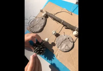 Atelier 4-6 ans parent-enfant : Empreintes végétales_Le Grand-Village-Plage