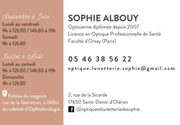 Optique lunetterie de Sophie